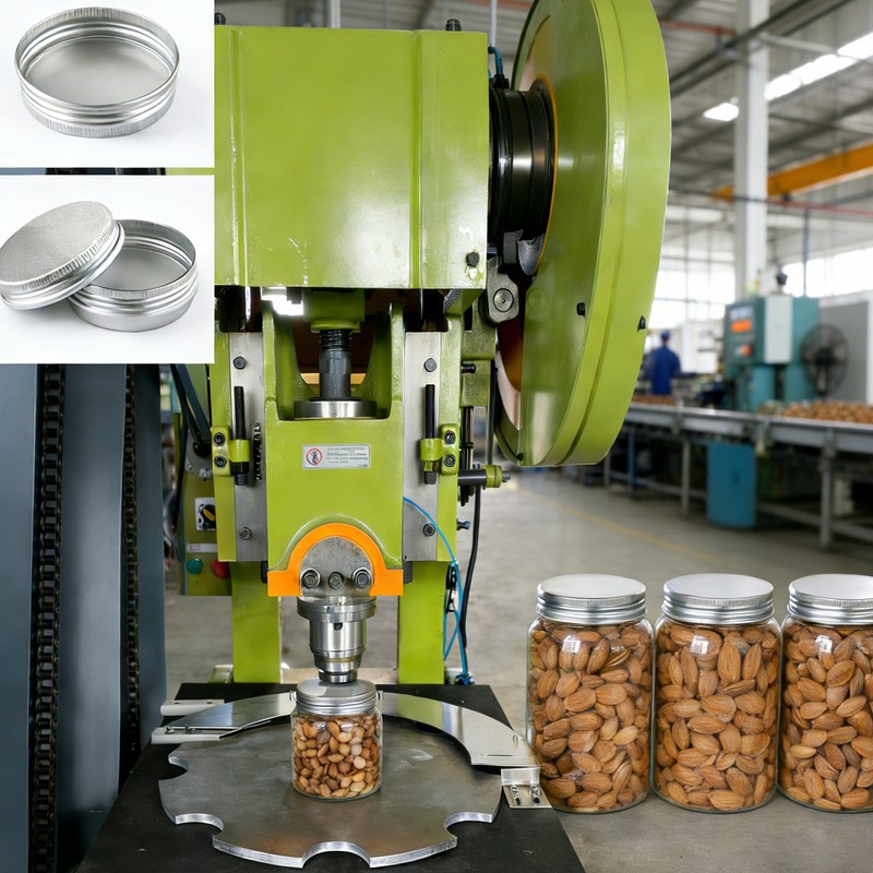 Framleiðslulína með möndlu snittari hettu